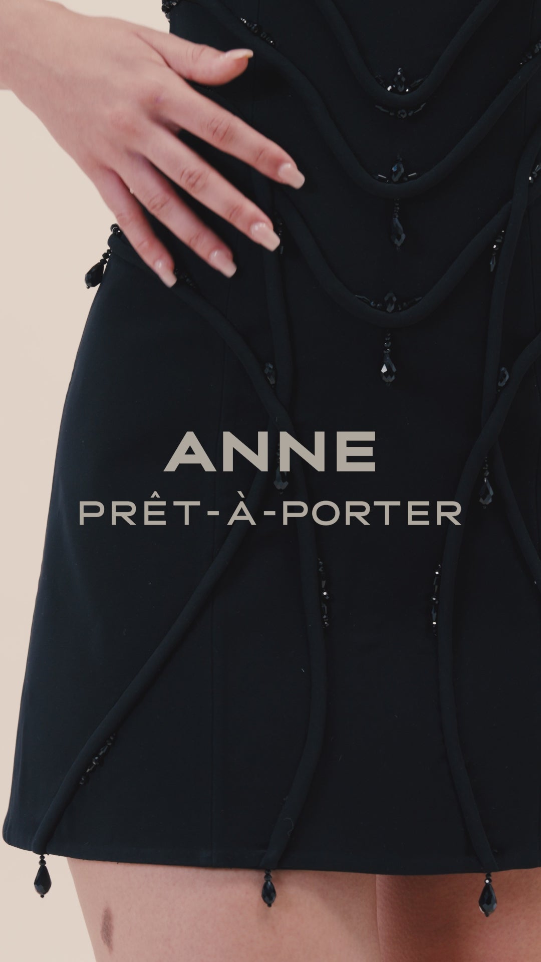 Contour Noir dress